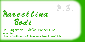 marcellina bodi business card